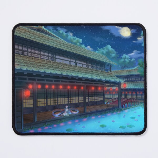 Item preview, Beautiful Japanese Fantasy House In Night designed and sold by Vector Scout Lab.