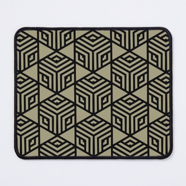 Item preview, Olive Green and Black Modern Stripe Cube Pattern 2022 Color Trends Behr Sustainable S350-4 - Trending Colours designed and sold by ColorOfTheYears.