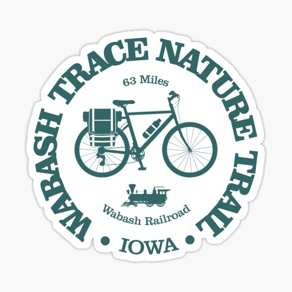 Item preview, Wabash Trace Nature Trail (cycling) designed and sold by curranmorgan.