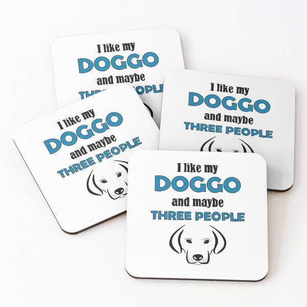 Aperçu de l'œuvre j'aime mon chien créée et vendue par StickersByKell.