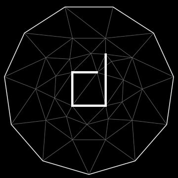 Artwork thumbnail, D - Voronoi Typography by ArtyNine