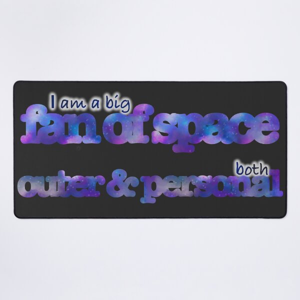 Item preview, I´m A Big Fan Of Space Both Outer And Personal - Funny Space Pun designed and sold by Reelippy.