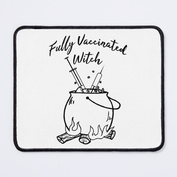Item preview, Fully Vaccinated Witch (Black) designed and sold by superdumb70.