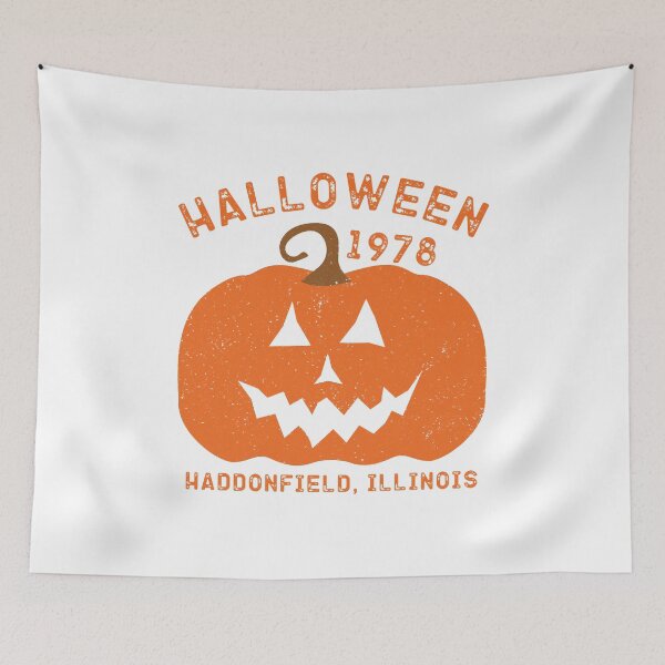 Item preview, Halloween 1978 Holiday Spooky Scary Pumpkin Haddonfield  designed and sold by Jasonstoreasd.