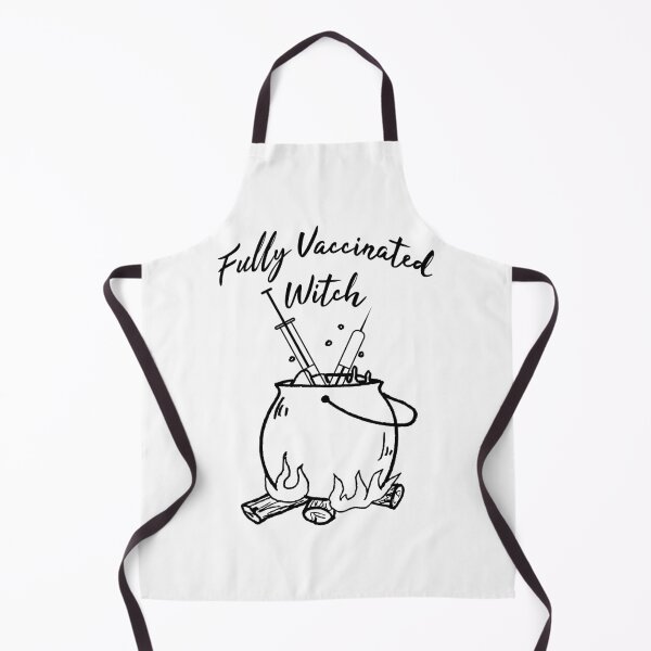 Item preview, Fully Vaccinated Witch (Black) designed and sold by superdumb70.