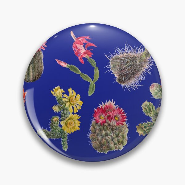 Artikelvorschau, Tanzender Kaktus auf Königsblau entworfen und verkauft von Rockpools.