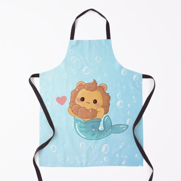 Item preview, Cute Merlion mermaid lion heart designed and sold by Moshicat.