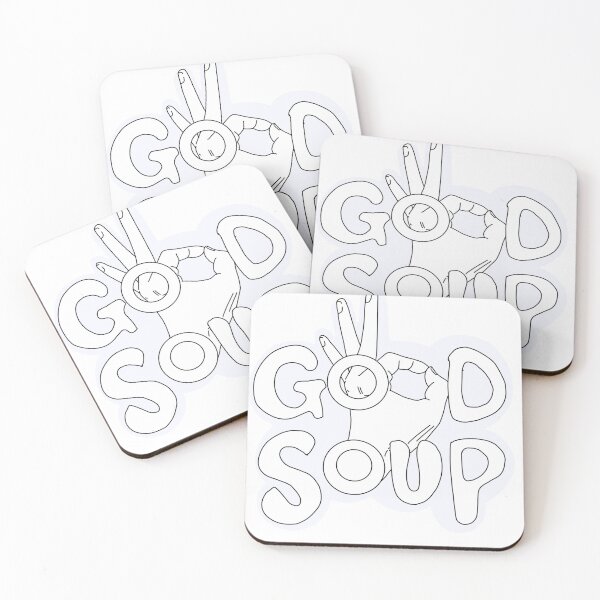 Item preview, Good Soup Adam Driver Meme White designed and sold by Rosie Ferguson.