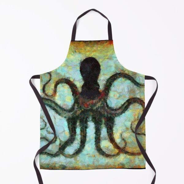 Item preview, Oil Painting - Big Octopus designed and sold by Aenota.