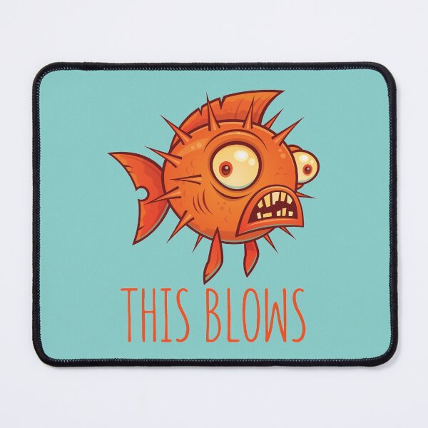 Item preview, This Blows Porcupine Blowfish designed and sold by fizzgig.