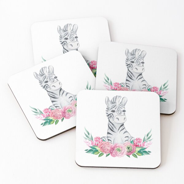Item preview, Cute Watercolor Zebra designed and sold by PinkPerfect.