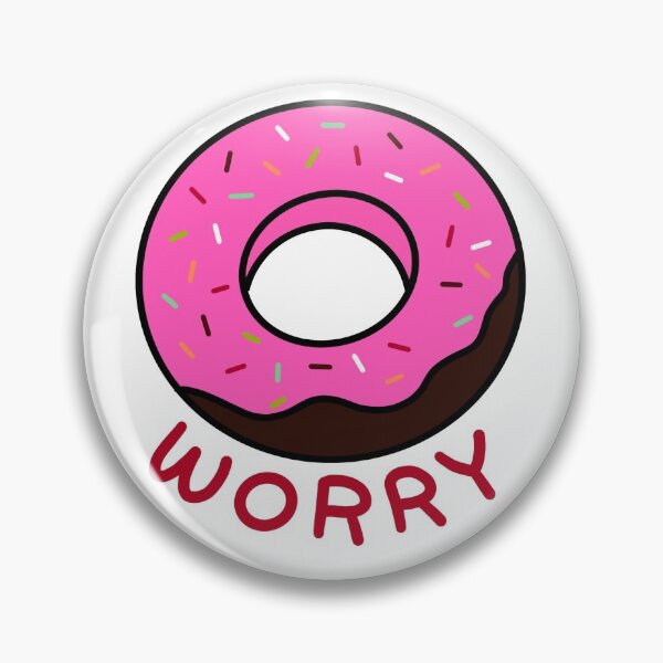 Item preview, Donut Worry designed and sold by StickersByKell.