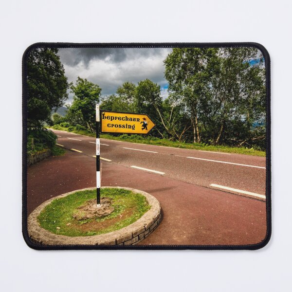 Item preview, Leprechaun sign in Killarney National Park, Ladies' View, near the town of Killarney, County Kerry, Ireland designed and sold by AlbertMi.