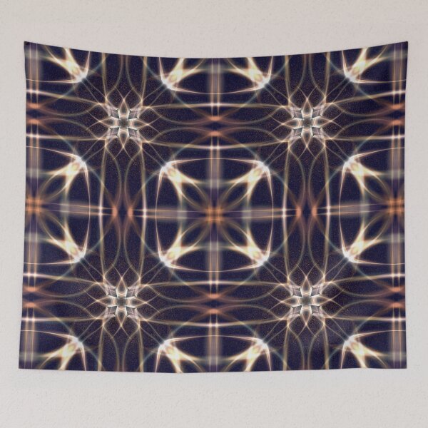 Item preview, Midnight Starfield ~ Dark Abstract Fractal Mandala Art designed and sold by Ascension Vibrations.