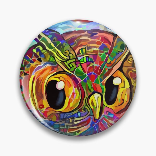 Item preview, Cute Abstract Impressionist Wise Owl Portrait Painting designed and sold by Prawny.