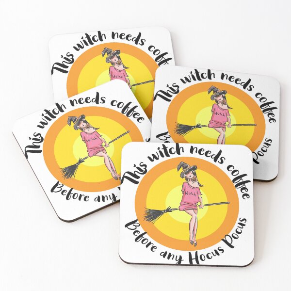 Item preview, This witch needs coffee before any hocus pocus designed and sold by Colandia.