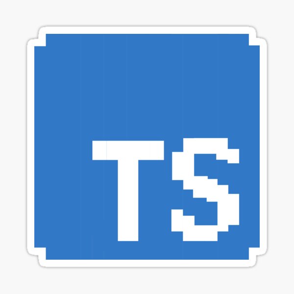 8-bit TypeScript Sticker