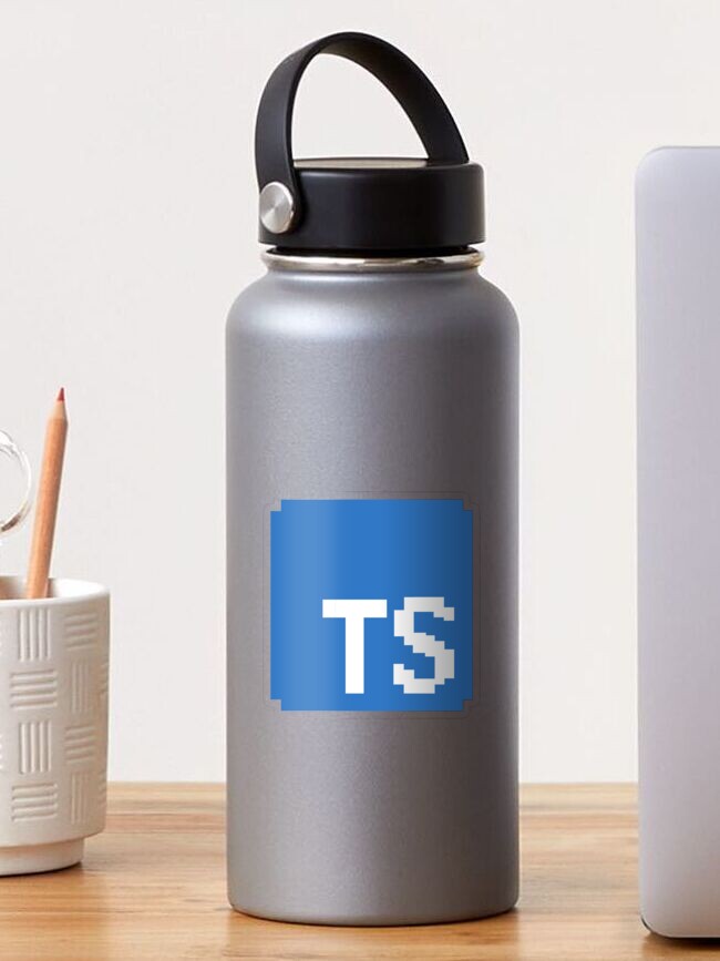 Thumbnail 1 of 3, Sticker, 8-bit TypeScript designed and sold by NewLineDesigns.