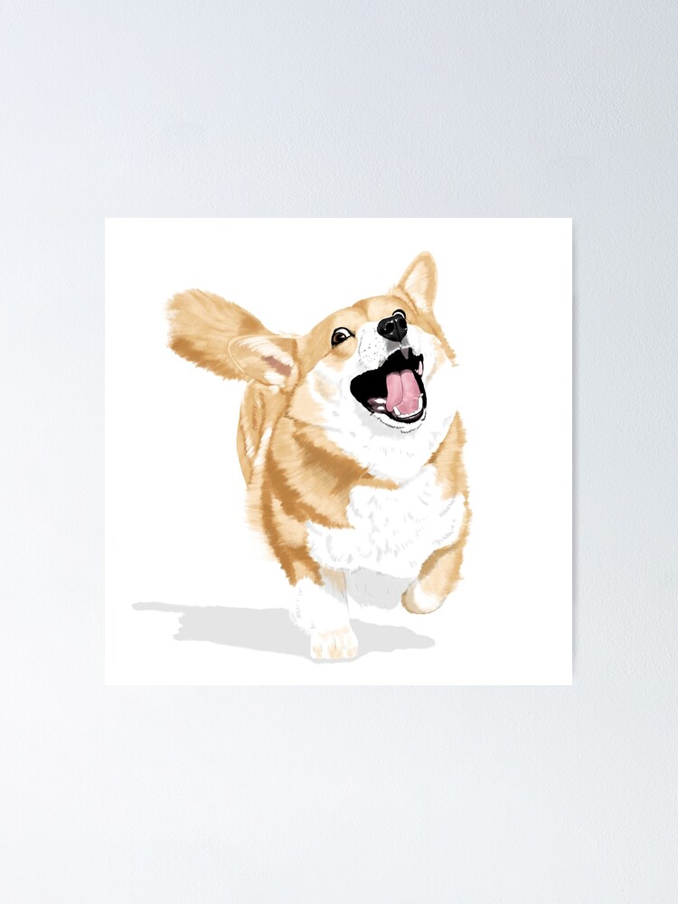"Funny Gorgi Design" Poster for Sale by Qpet-Garden | Redbubble