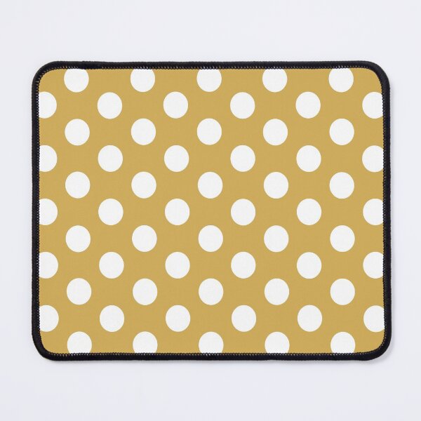 Item preview, Medium WHITE & GOLD POLKA DOTS designed and sold by RachelMacht.