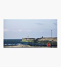 The Hovercraft port Boulogne France 19840509 0001 Photographic Print