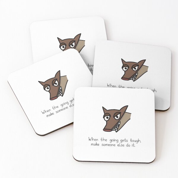 Item preview, Thick Eyebrow Fox - Make Someone Else Do It designed and sold by SeanDontGetFish.