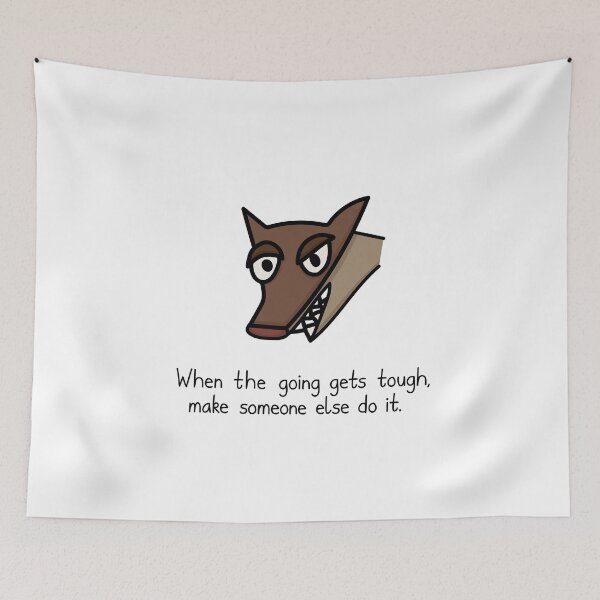 Item preview, Thick Eyebrow Fox - Make Someone Else Do It designed and sold by SeanDontGetFish.