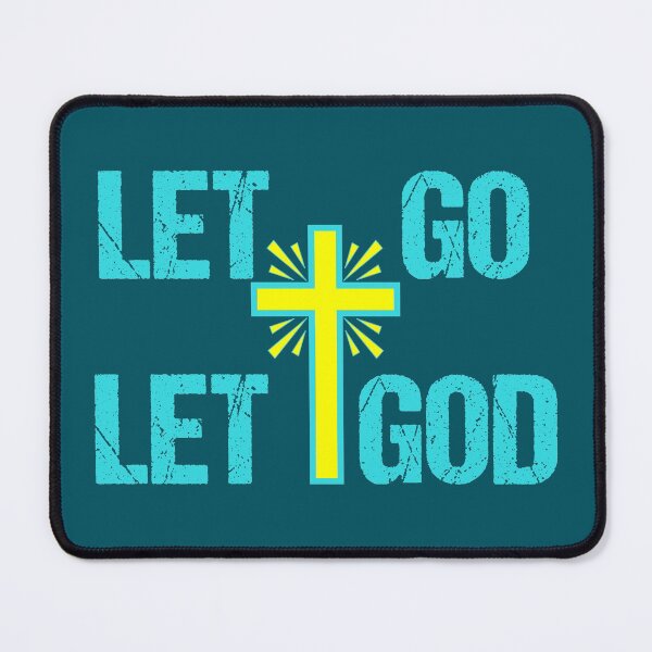 Item preview, Let Go Let God Christian Cross designed and sold by Epic Love Designs.