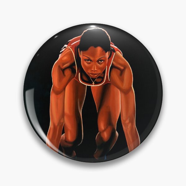 Item preview, Allyson Felix painting designed and sold by PaulMeijering.