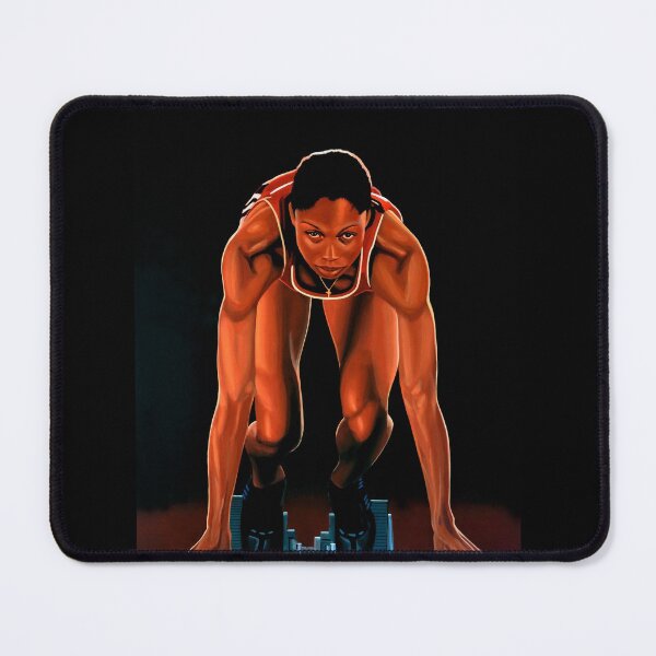 Item preview, Allyson Felix painting designed and sold by PaulMeijering.