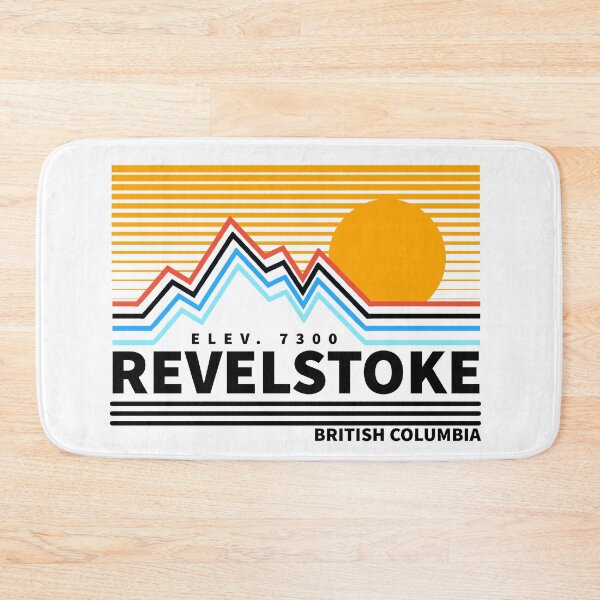 Item preview, Revelstoke British Columbia Canada Vintage Retro Travel Holiday Adventure Skiing Mountain designed and sold by tmartinezta.