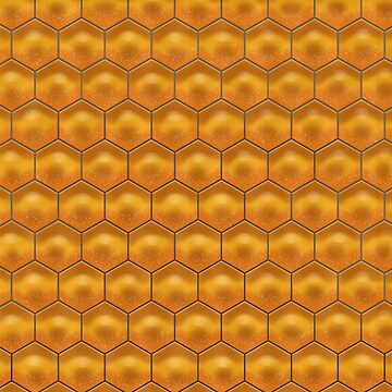 Artwork thumbnail, Honeycomb stained glass by PharLapcartoon