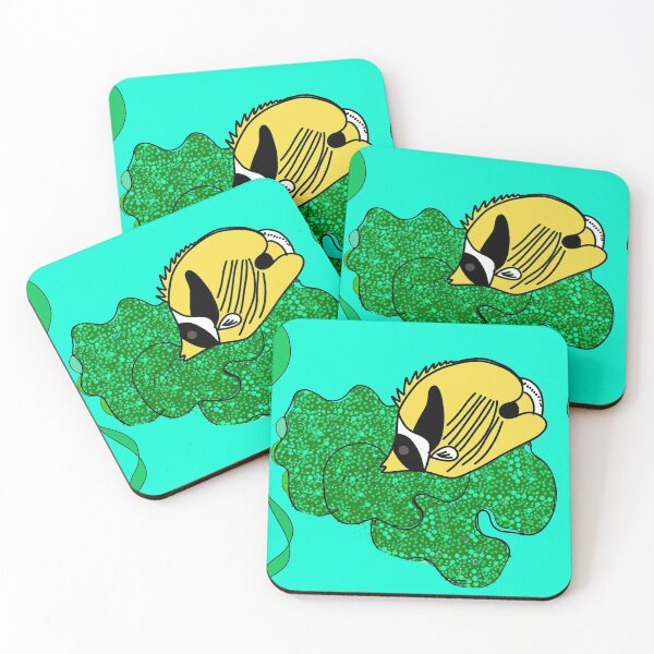 Item preview, Racoon Butterfly Fish  designed and sold by Kim H Ritter.