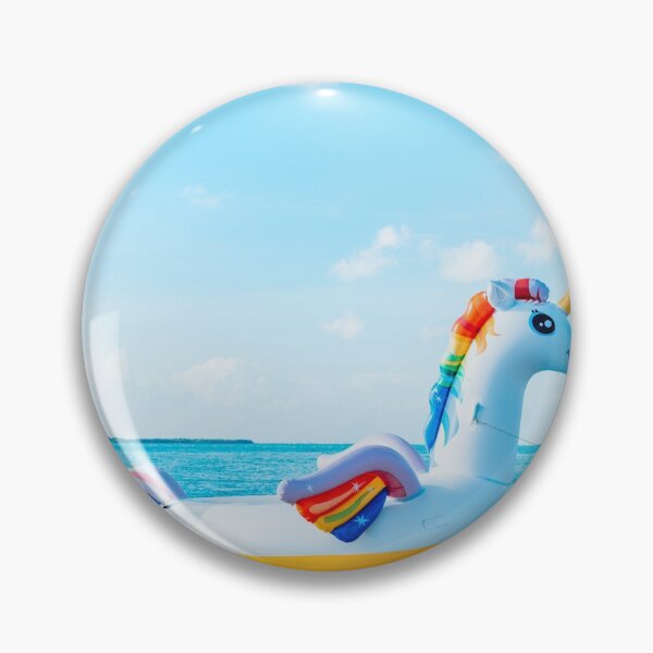 Item preview, Tropical Ocean Summer Unicorn Pool Float designed and sold by newburyboutique.