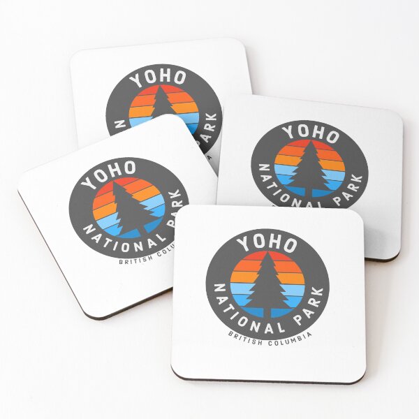 Item preview, Yoho National Park British Columbia Canada Vintage Retro Travel Camping Adventure Skiing Mountain designed and sold by tmartinezta.