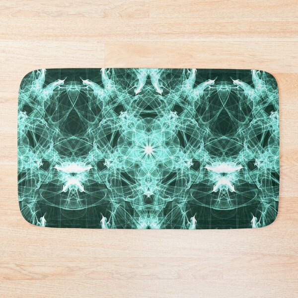 Item preview, Emerald Star Flower ~ Green Abstract Fractal Mandala Art designed and sold by Ascension Vibrations.