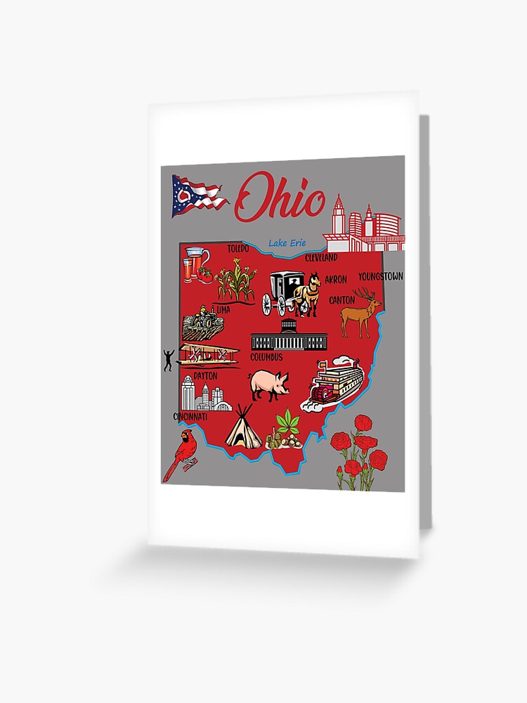 Ohio Map Shirt, Home State Shirt, Home State Gift, Ohio Lover Gift