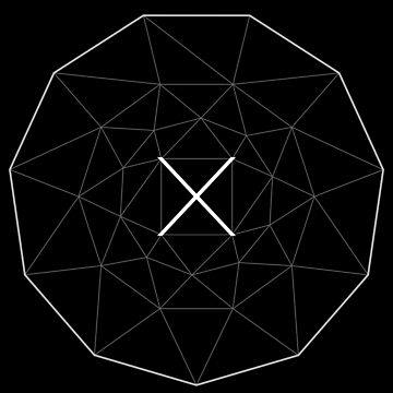 Artwork thumbnail, X - Voronoi Typography by ArtyNine