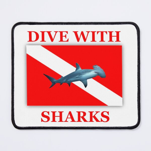 Item preview, Dive With Sharks - Hammerhead designed and sold by KeysTreasures.
