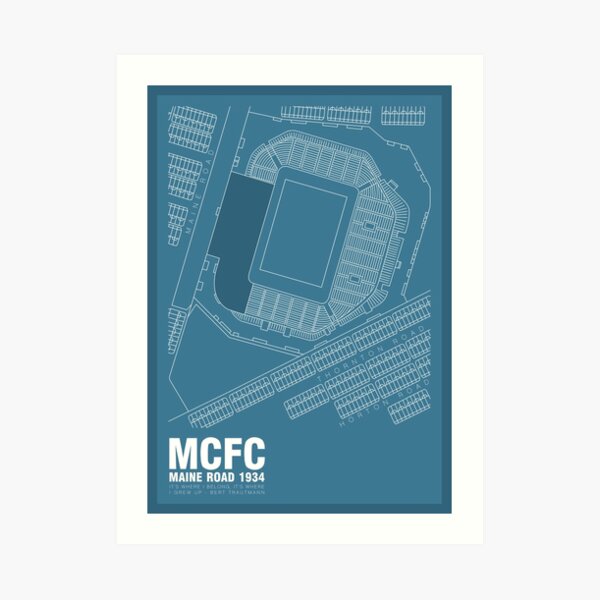 Maine Road - It's Where I Grew Up Art Print