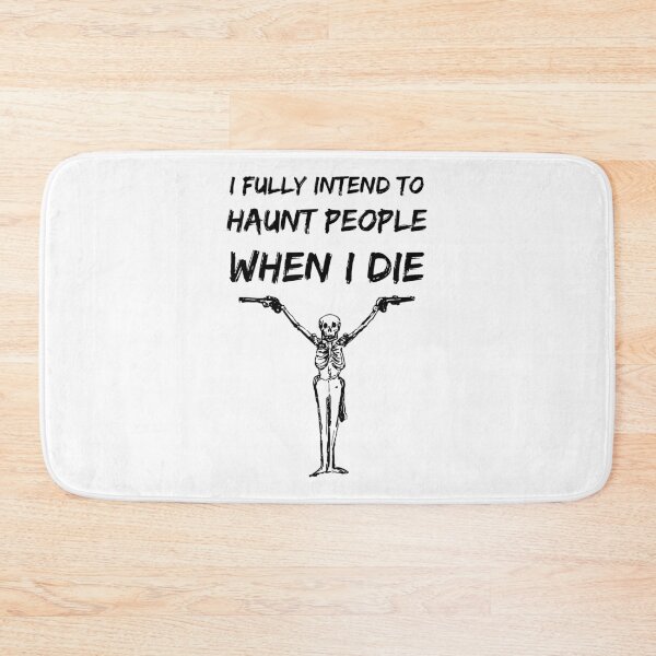 Item preview,  I Fully Intend to Haunt People When I Die WHITE designed and sold by Wagdy-online.