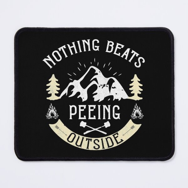 Item preview, Nothing Beats Peeing Outside Funny Camping & Nature Lovers Vintage Gift designed and sold by Theobsessed01.