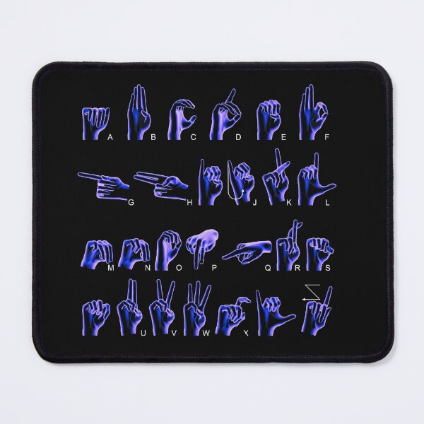 Item preview, Sign language alphabet - learning children people skills designed and sold by Hanger52.
