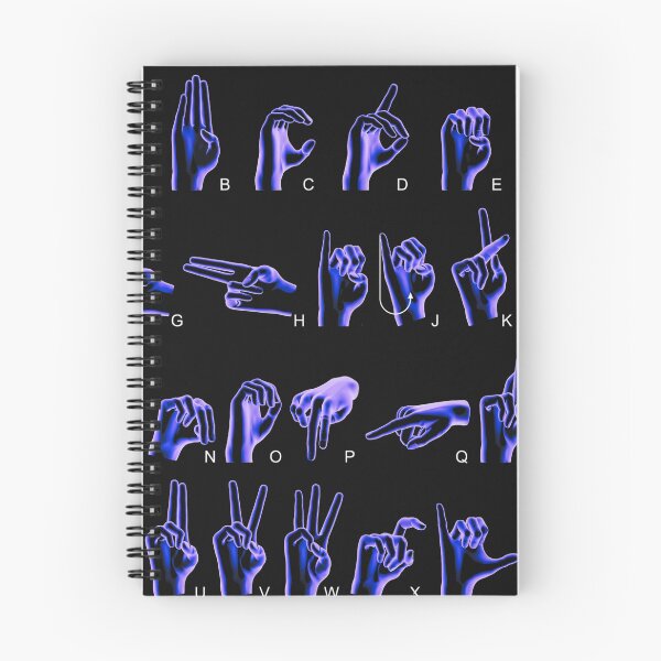 Item preview, Sign language alphabet - learning children people skills designed and sold by Hanger52.