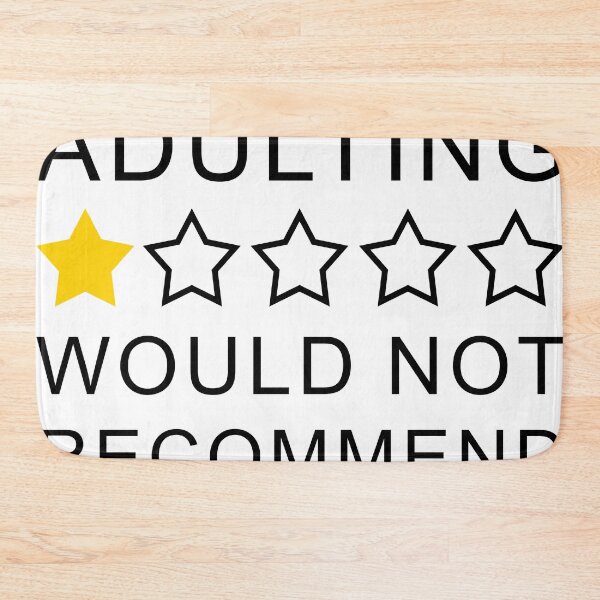 Item preview, Adulting  Would Not Recommend, Funny designed and sold by The-Fantasy.