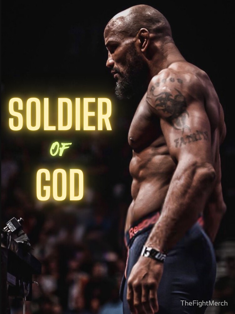 yoel romero soldier of god shirt