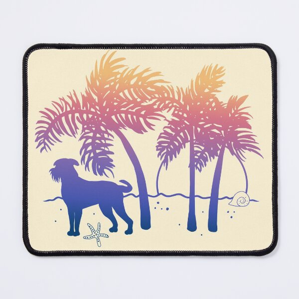 Item preview, Brussels Griffon Ombre Beach Sunrise designed and sold by JannaSalak.