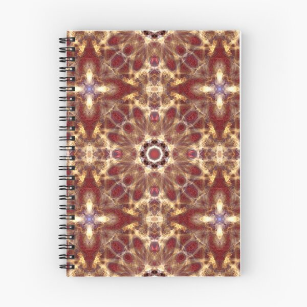 Item preview, Ignited Rubies ~ Maroon Abstract Fractal Mandala Art designed and sold by Ascension Vibrations.