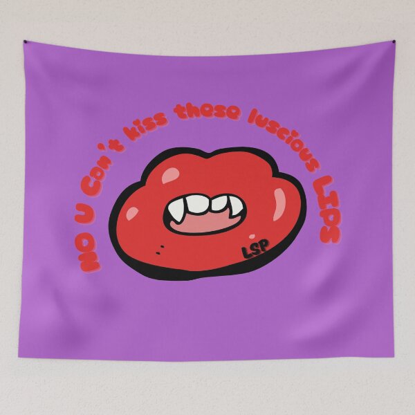 Item preview, NO U Can't Kiss these luscious LIPS signed LSP designed and sold by BunnyPanda0120.