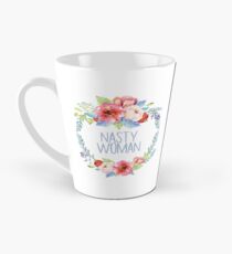 Taza cónica Mujer desagradable - floral